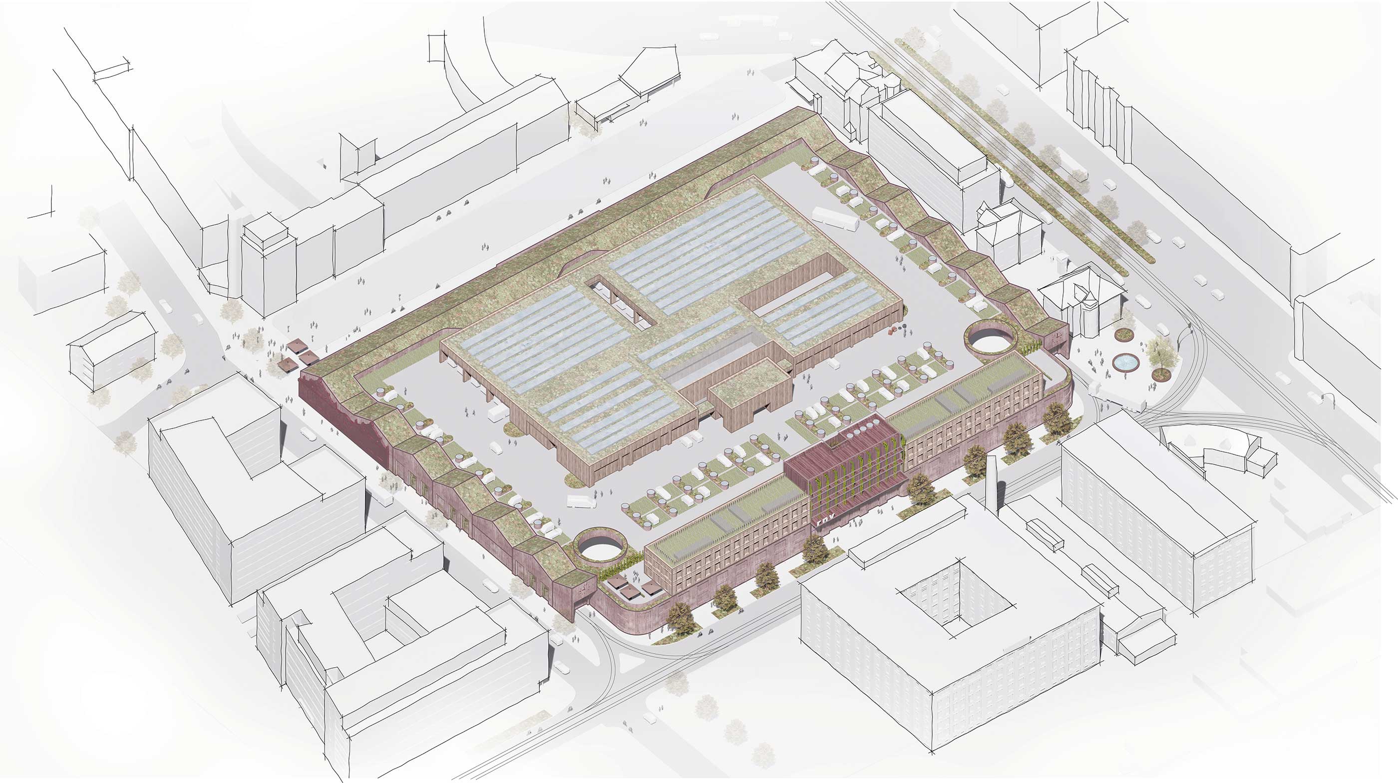 Axonometrie_Betriebshof_Heidelberg_PLANUNGXGRUPPE_Architekten_Generalplaner